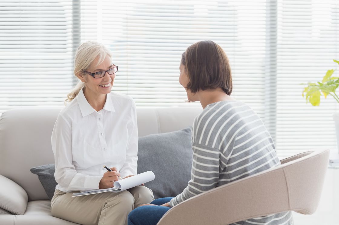 Gespräch mit Patientin