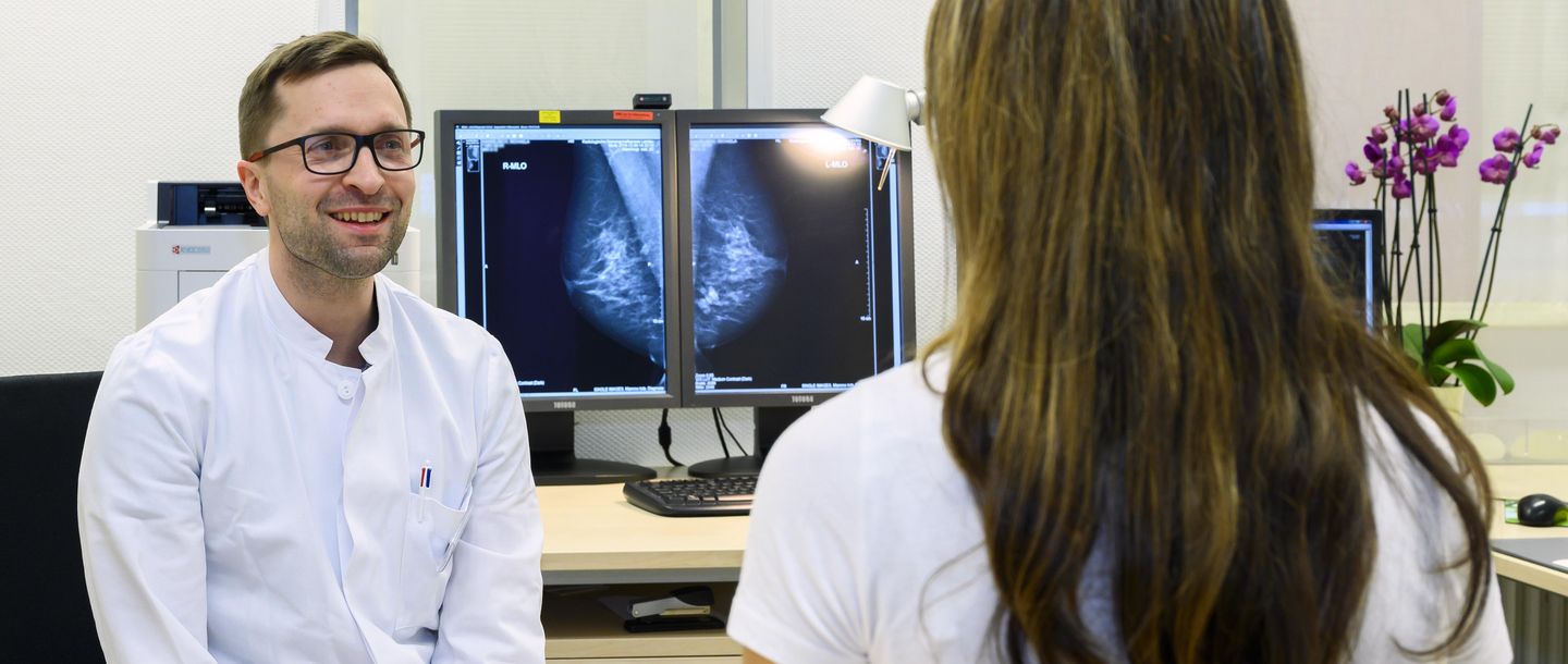 Arzt und Patientin